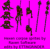 Variants on the Hexen corpses