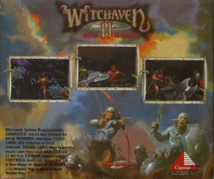 Witchaven II jewel case back