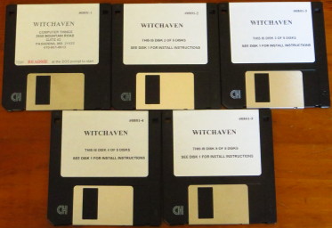 Computer Things Witchaven demo floppies