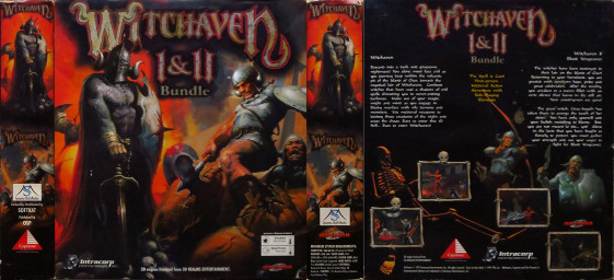 Witchaven bundle box cover, unwrapped and restored (Sonoma MultiMedia)