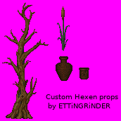 Custom prop sprites for Hexen