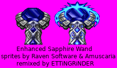 Enhanced Sapphire Wand